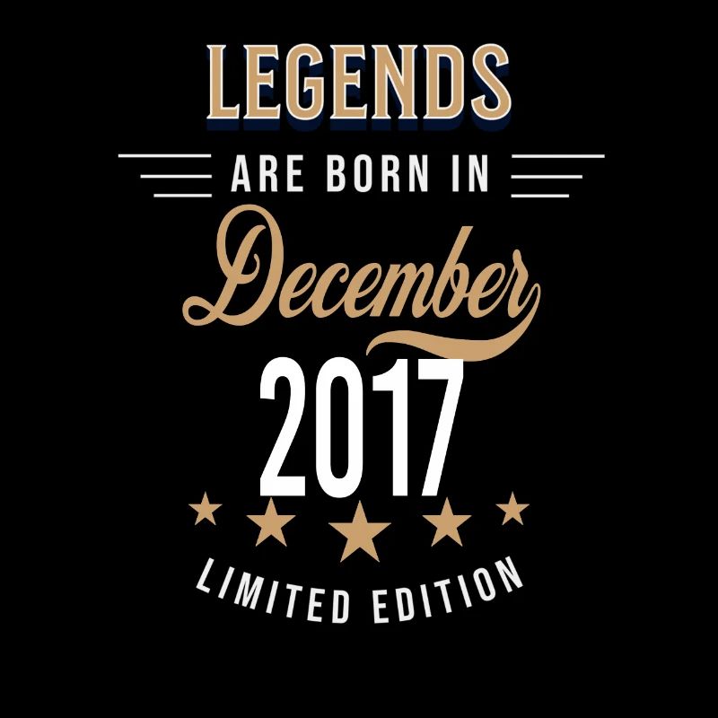 Legends are born in December 2017