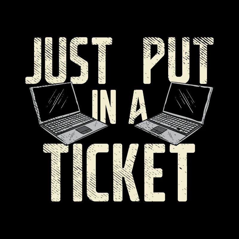 Mettez simplement un ticket pour le service d'assistance et le support technique