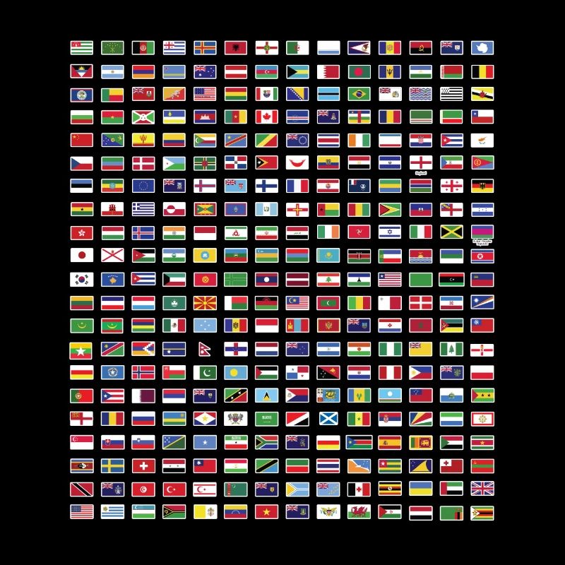 Drapeaux internationaux du monde - Drapeaux des pays