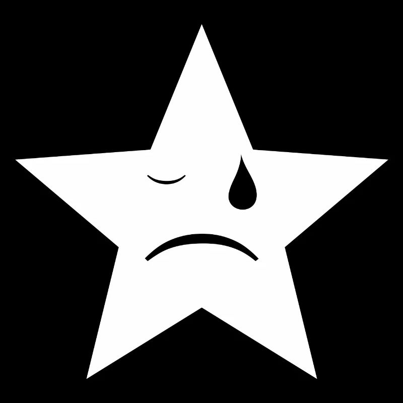 Graphique Sad Star