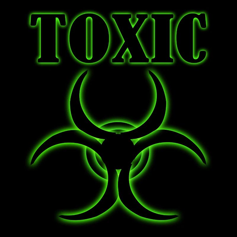 Toxic mit Zeichen
