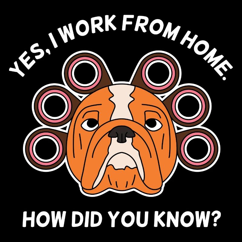 Work from Home Relax Design for Proud