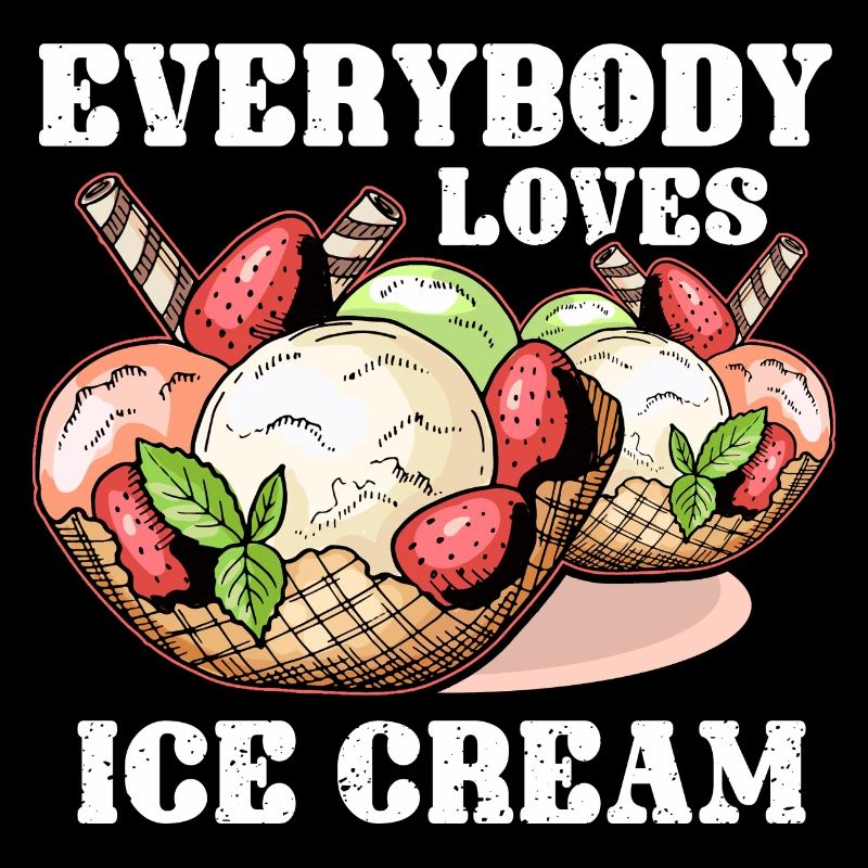 Jeder liebt Eiscreme Party Vatertagsgeschenk Neuhe