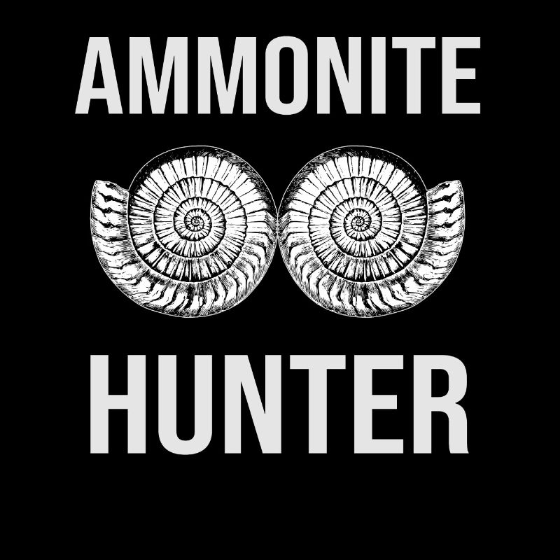 Fossile de chasseur ammonite