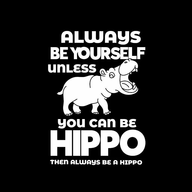 Hippo Nilpferd Flusspferd Großflusspferd