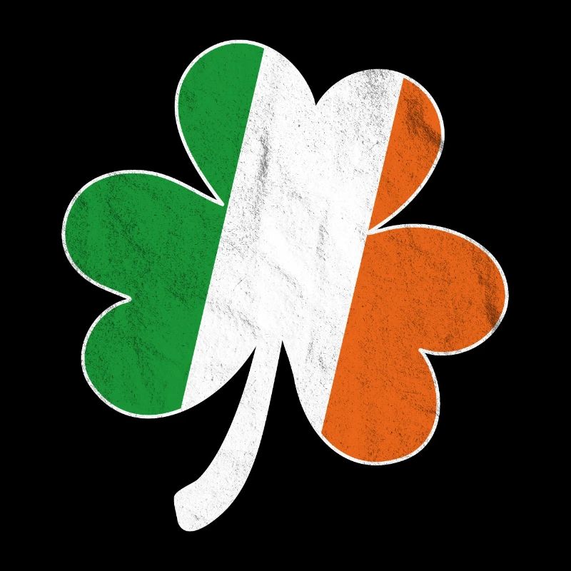 Drapeau irlandais Shamrock