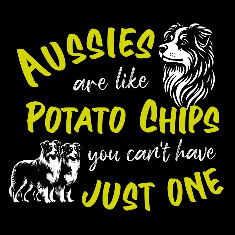 Aussies are like Potato Chips - gelb