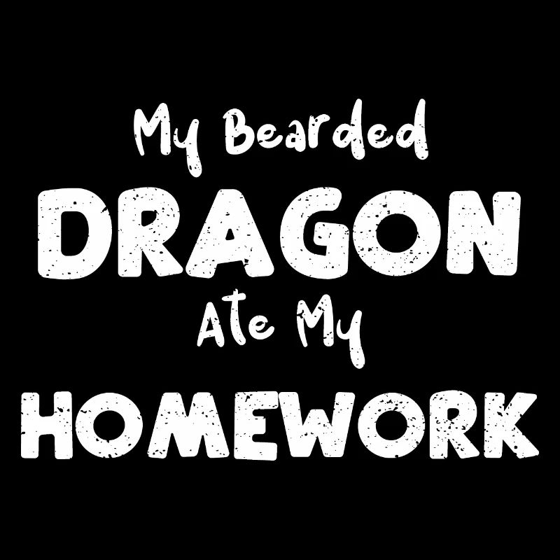 Mon dragon barbu a mangé mes devoirs