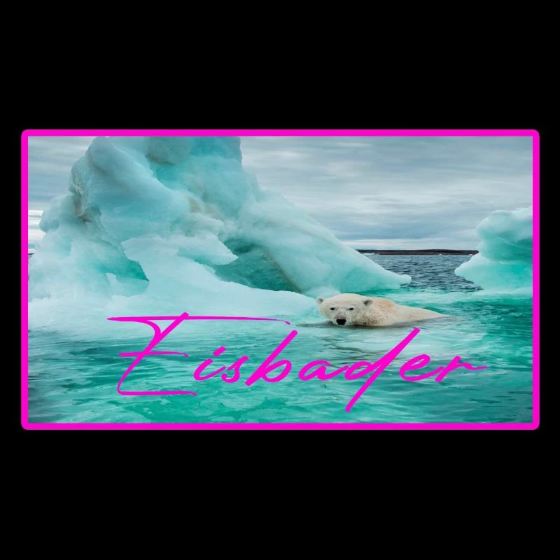 winterbader eisbader eisbär modern mint arktis