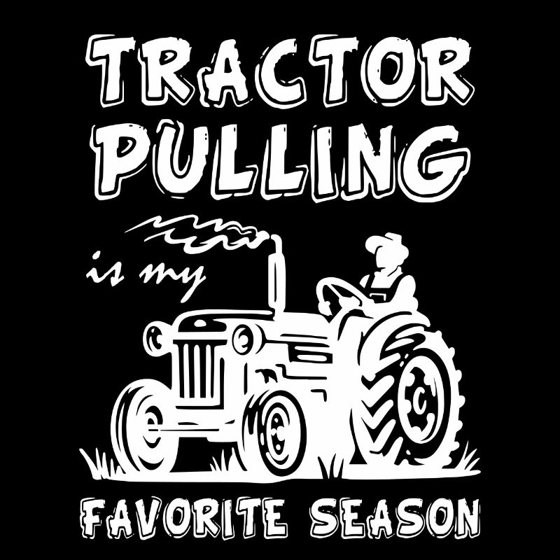 Tractor Pulling Farm Worker