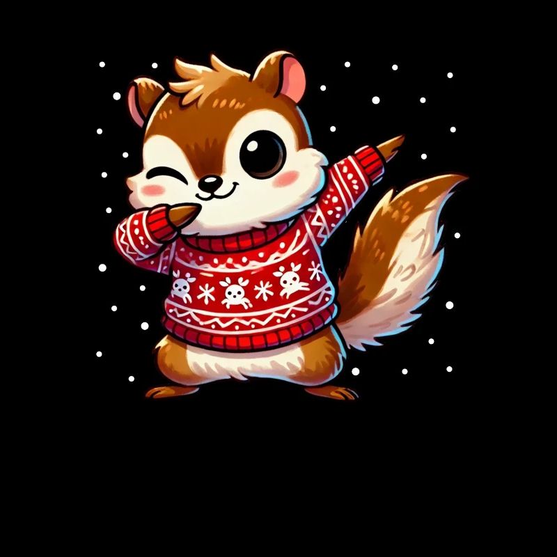Christmas Chipmunk Lover Funny Chipmunk Ugly