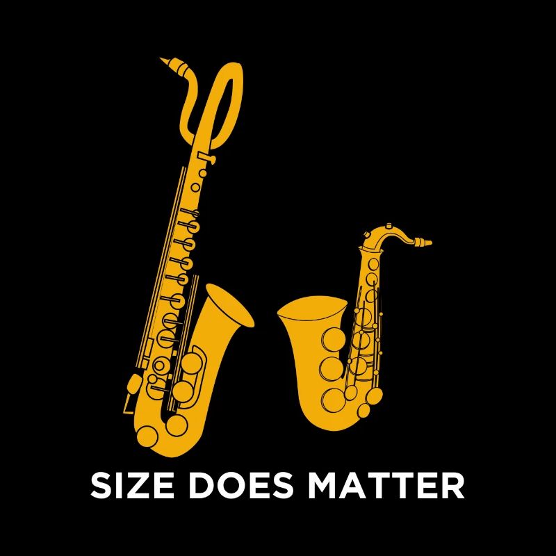 Size Does Matter - Saxophones Baritone Tenor