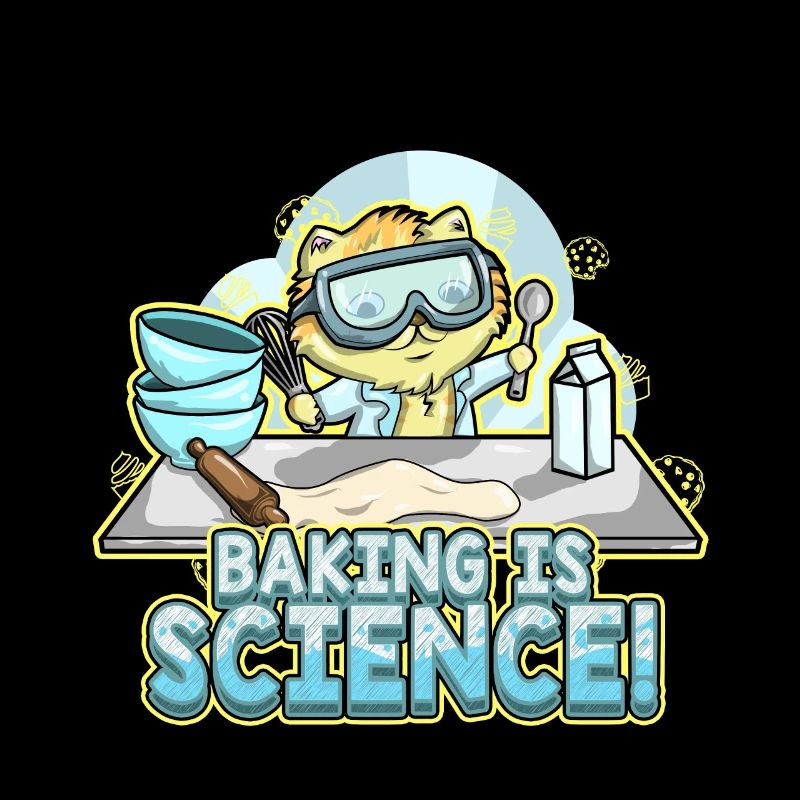 Cat kitten baking is science baker