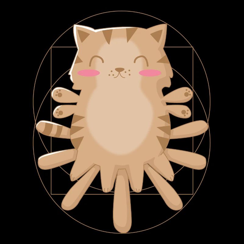 Art de l'anatomie du chat