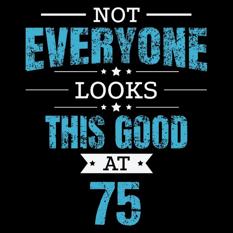 75th Birthday Gift Retro Seventy Five 75 Years