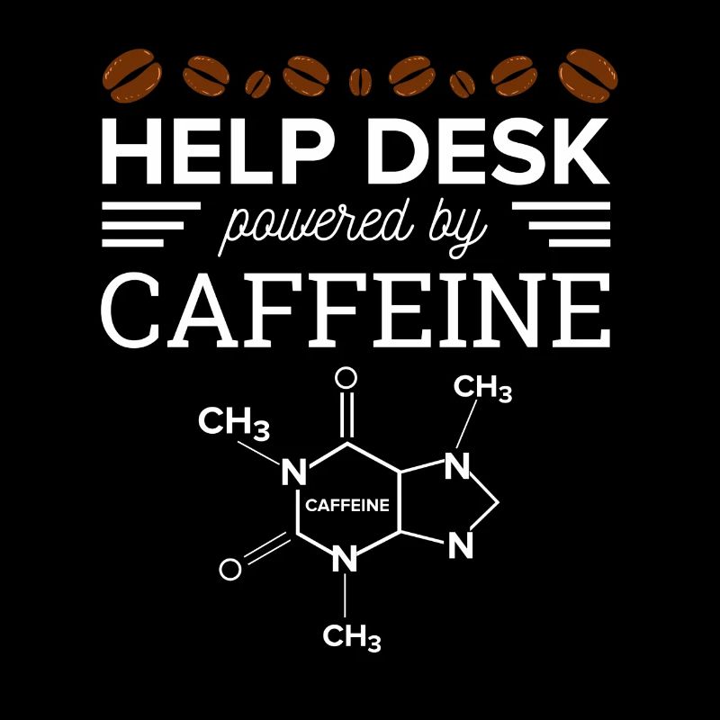Help Desk Propulsé par caféine Support Hotline PC