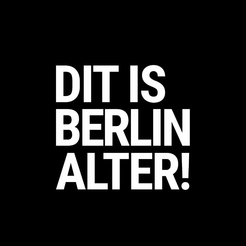 DIT IS BERLIN AGE! Berlin muzzle