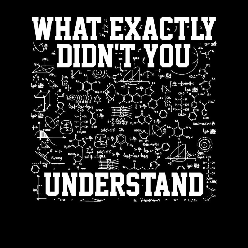 Math Physics Chemistry - Nerd Funny Gift