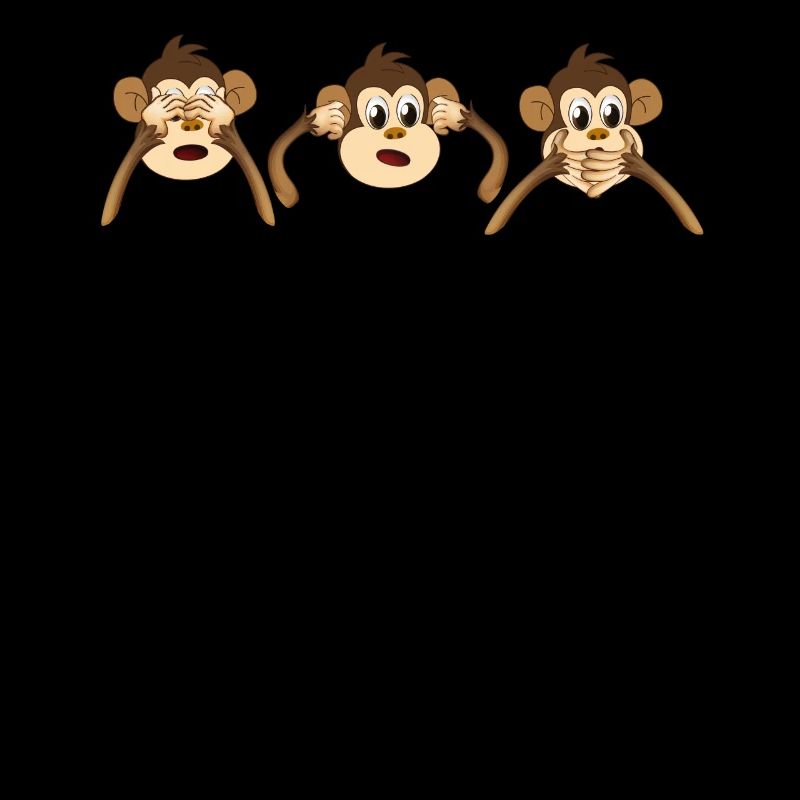 Don tSeeDon tHearDon tSpeakMonkey Monkey ger