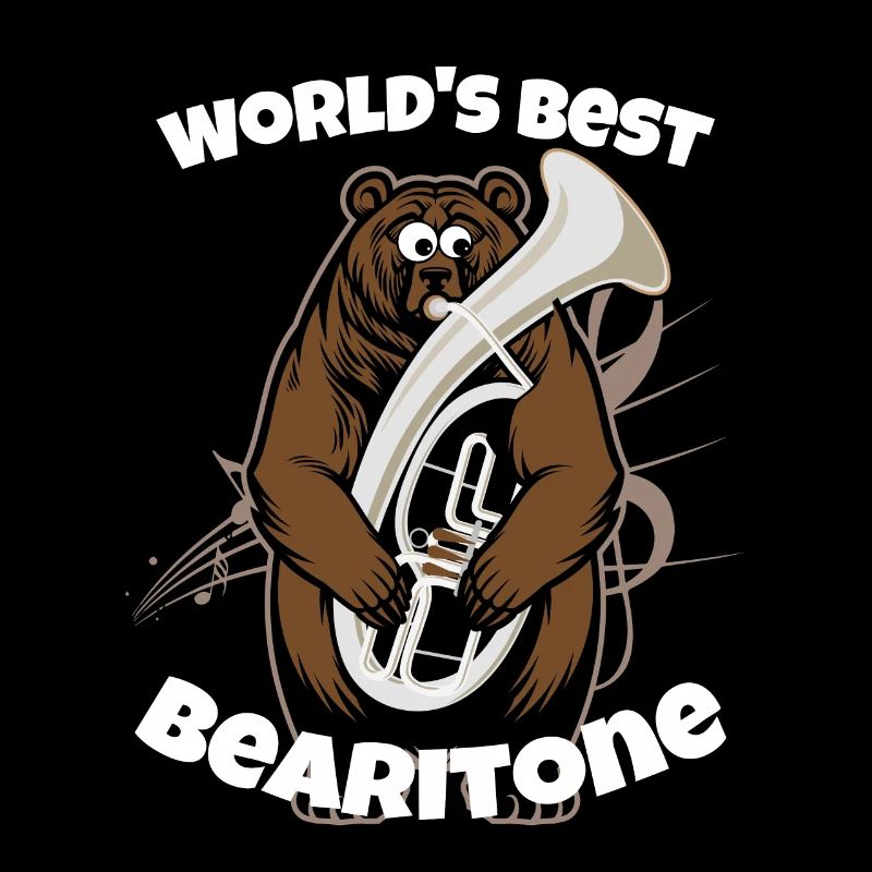 Lustiger Euphonium-Baritonentwurf Blaskapelle