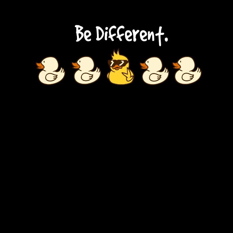 Coole Ente Entchen Ducks Be Different Geschenk
