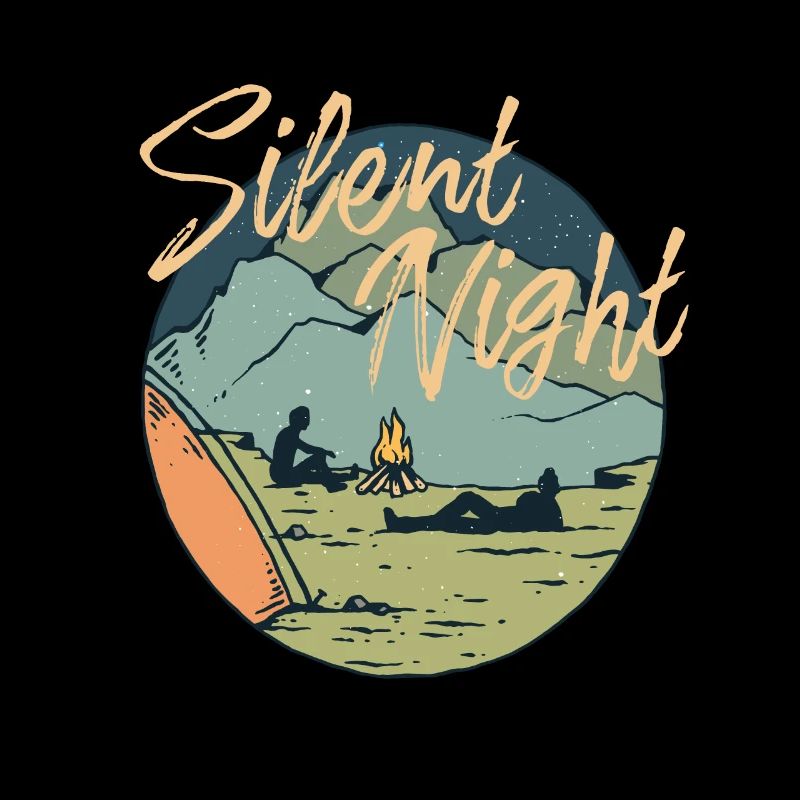 Quiet night "campfire" | Tshirt & Gift