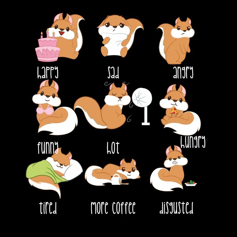 Eichhörnchen - Emotionen - Eichkätzchen - Geschenk