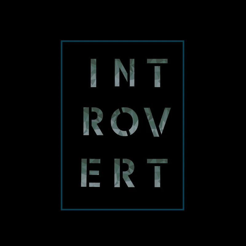 Introvert white, Geschenk, Geschenkidee