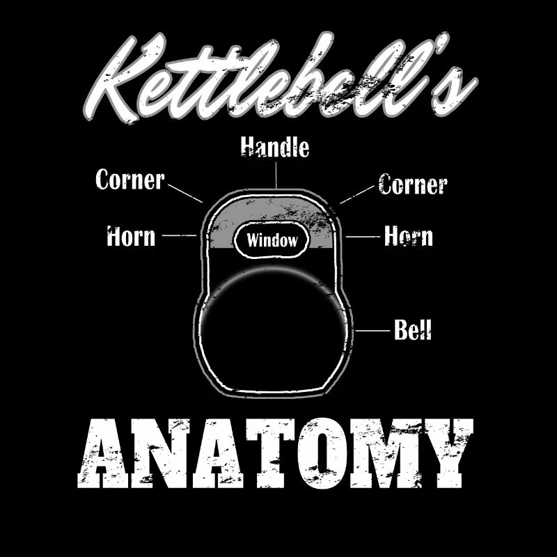 T-shirt d'anatomie de Kettlebell
