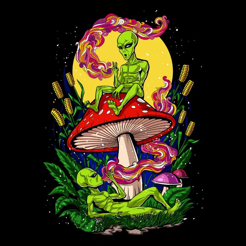Champignons psychédéliques Aliens Magic Mushrooms