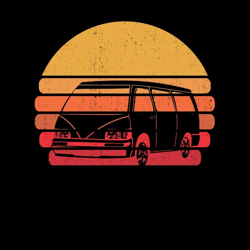 Retro Campervan Vintage Caravan Camping Van