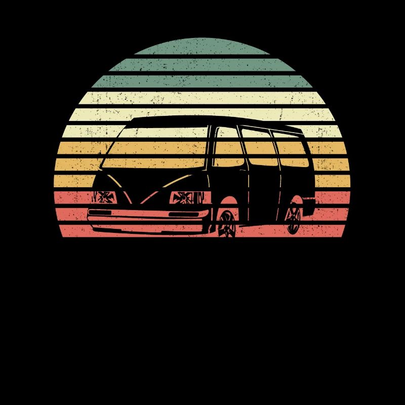 Retro Campervan Vintage Caravan Camping Van