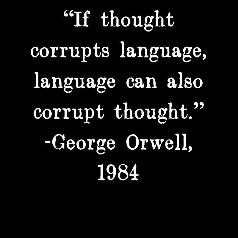 If thought corrupts language, language can also
