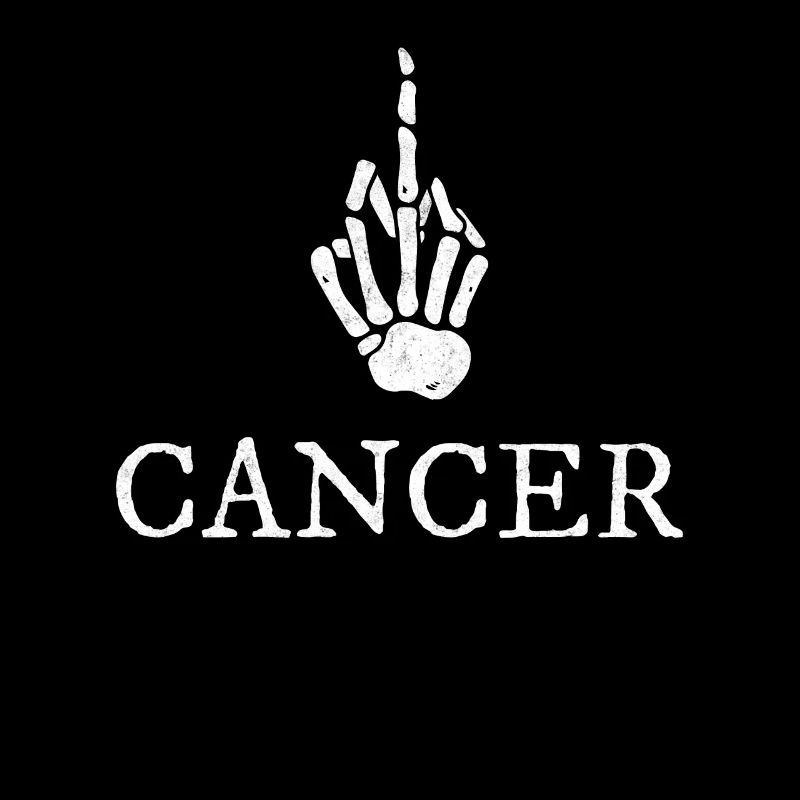 Kampf gegen Krebs Chemo Mittelfinger Geschenk