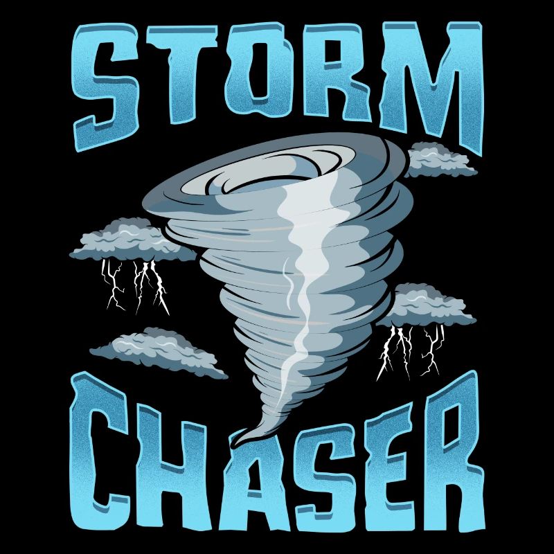 Obsédé par la tempête mignonne Chaser Tempête Tornado Obsessed