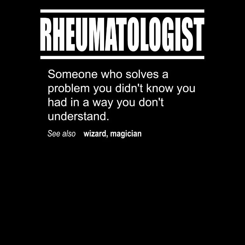 Funny Description Tee Rheumatologist Edition