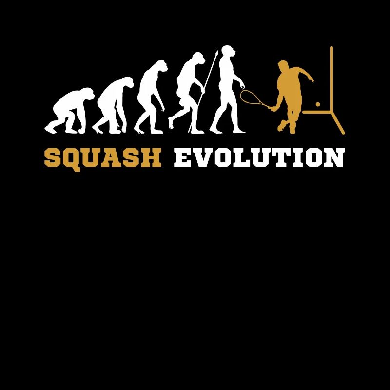 Squash Squashspieler Evolution Geschenk
