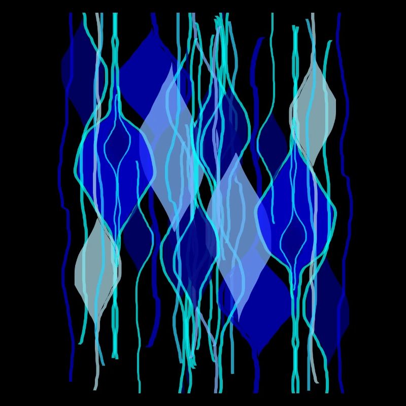 Fleda Mouse Design: Abstract Drop Shapes