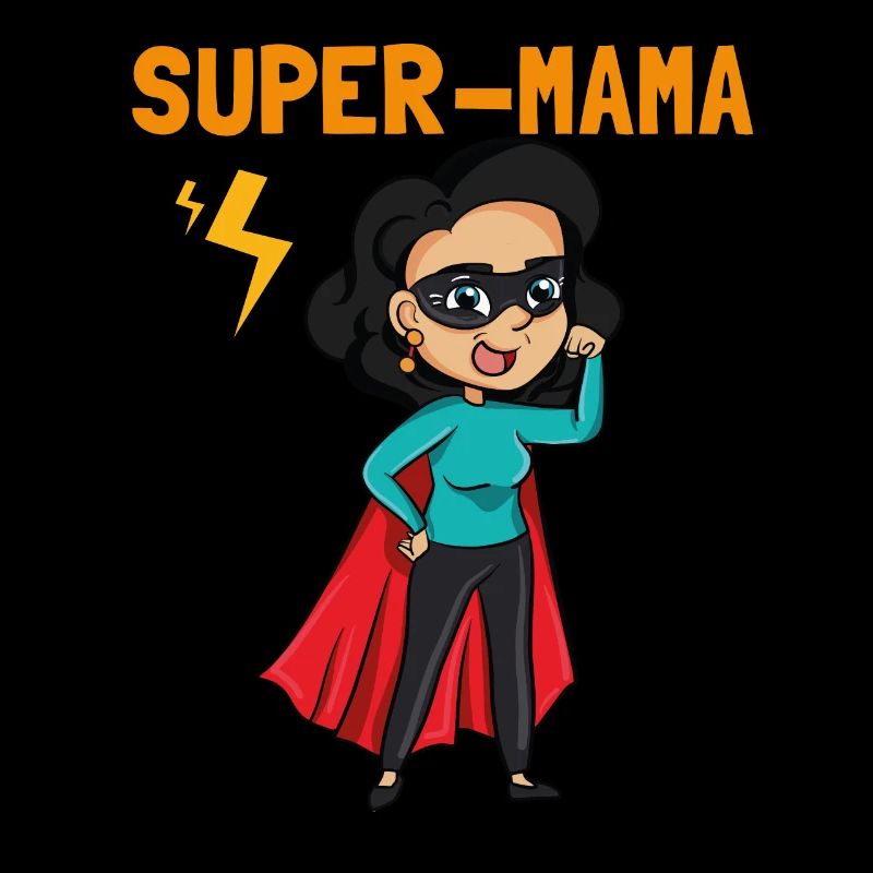 Super-Mama Mutter Geschenk Mama Heldin Muttertag