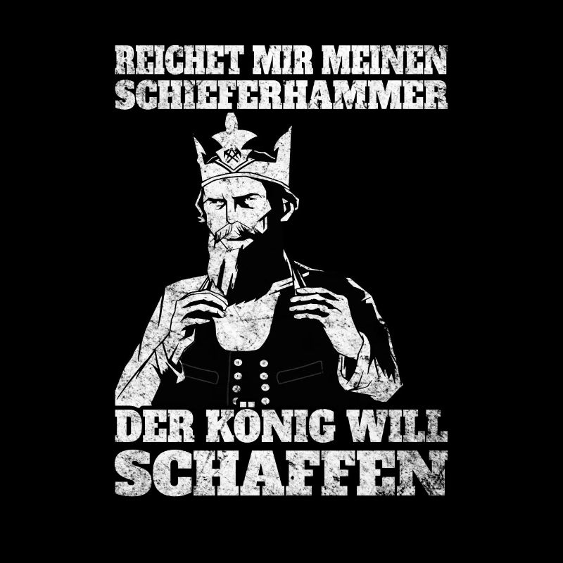 Der König will schaffen Dachdecker Geschenk