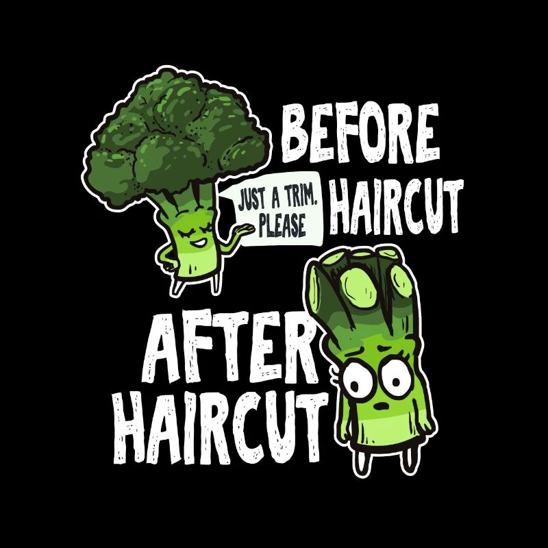 Fun Avant Et Après la coupe de cheveux idée cadeau