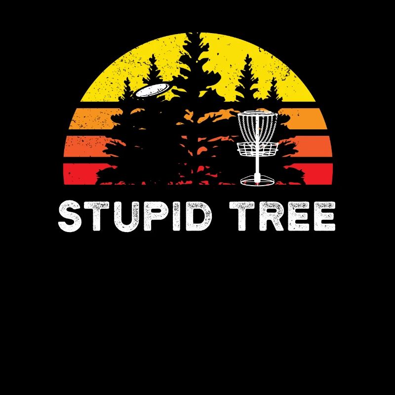 Drôle de chemise de golf à disque - Stupid Tree Funny Disc Gol