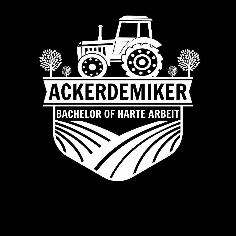 Ackerdemiker Traktor Mann Bauer Jungs Trecker