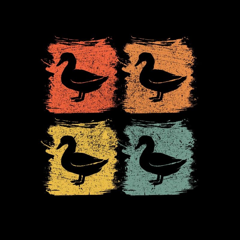 Duck Goose Retro Pop Art Gift