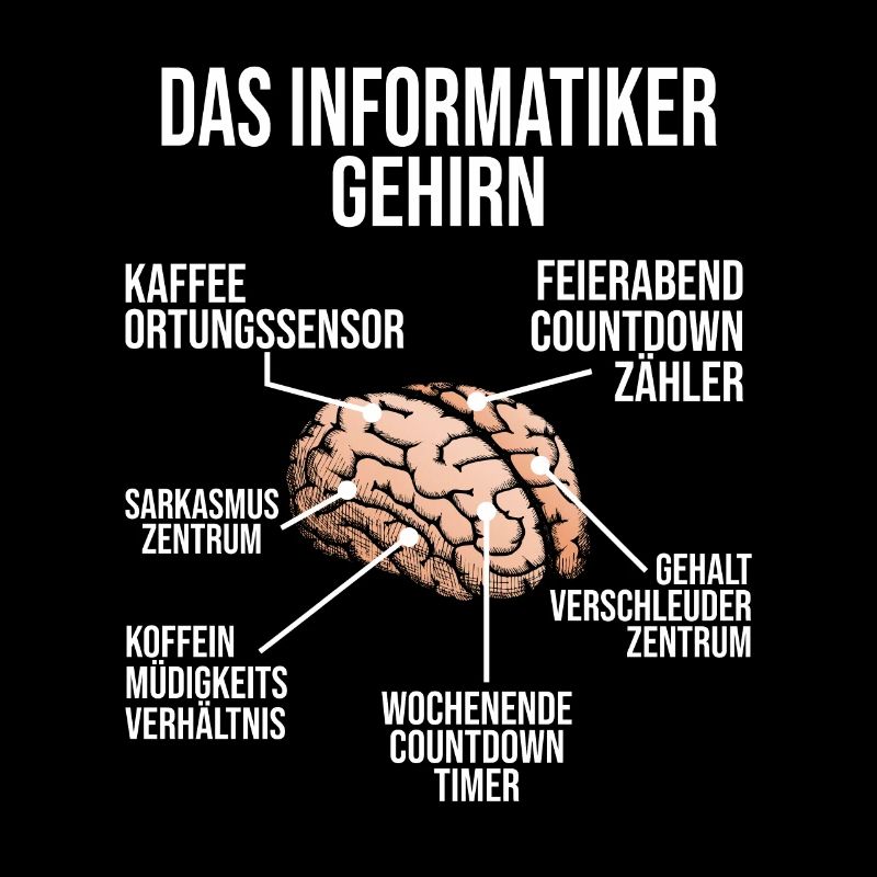 Informatiker Gehirn Geschenk Programmierer