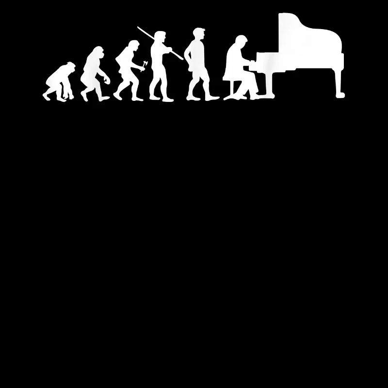 Evolution Piano Player Pianist Funny Orchestra