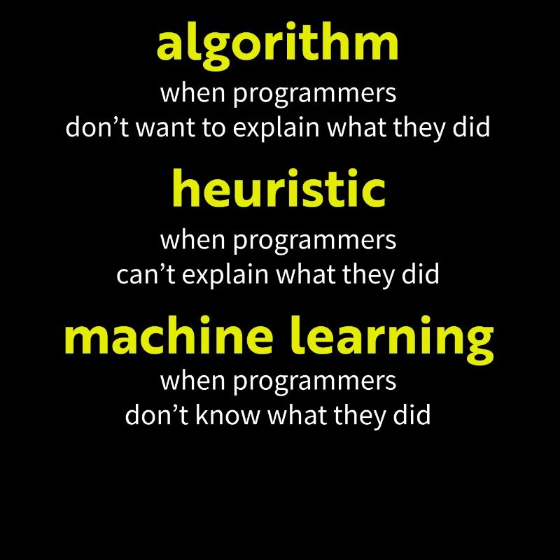 Algorithme lorsque les programmeurs ne veulent pas expliquer w