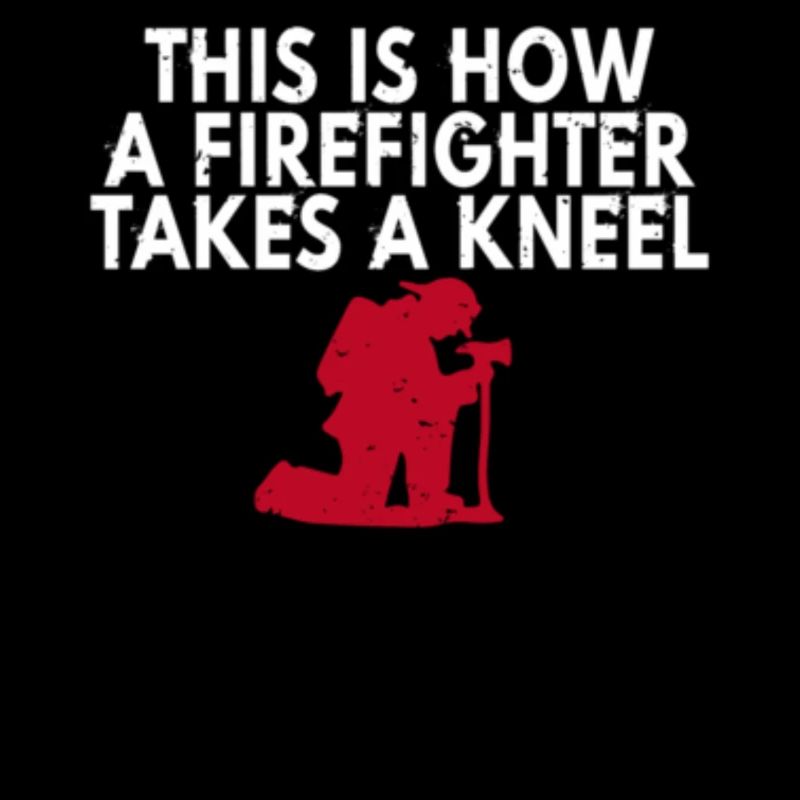 So nimmt ein Feuerwehrmann ein Knie