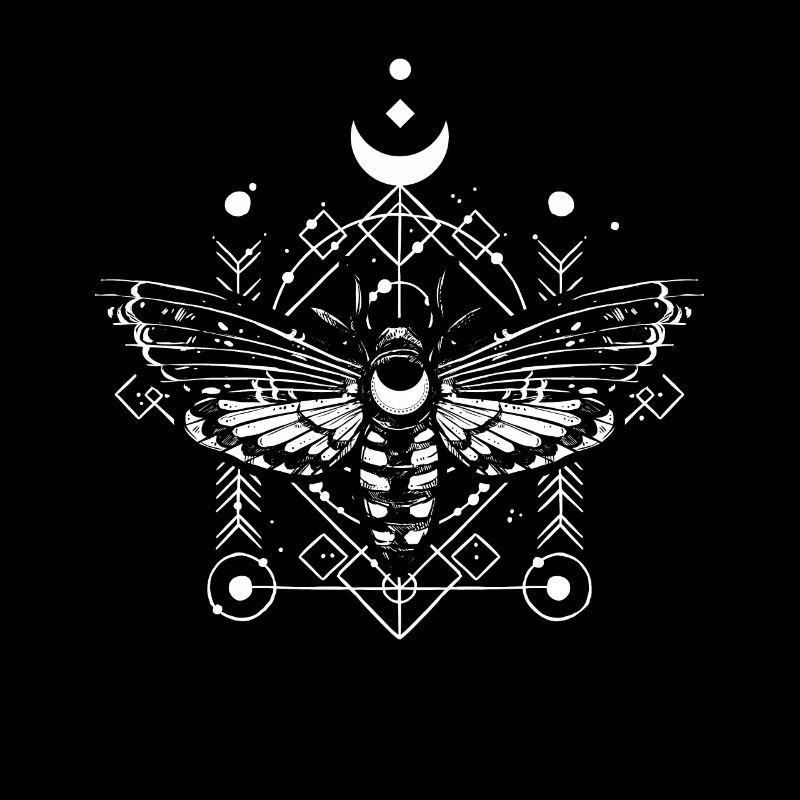 Occult Moth Hexerei Voodoo Black Magic Cast Spell