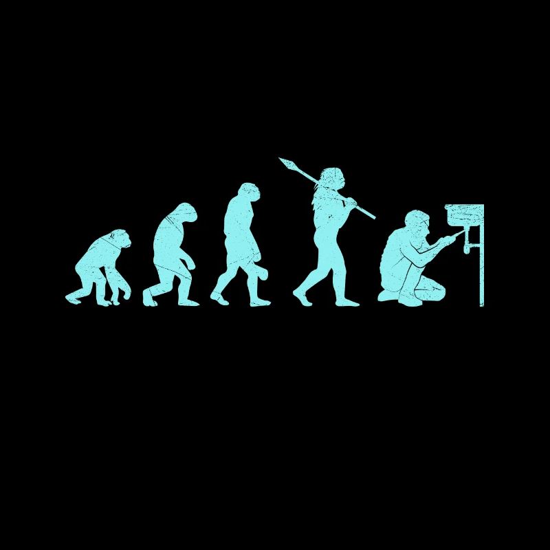 Plombier mécanicien evolution singe homme
